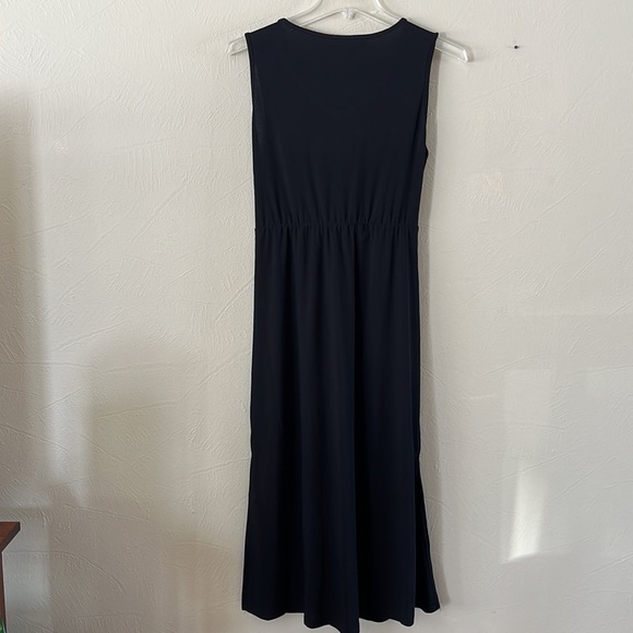 NWT Adyson Parker Tie-Waist Midi Knotted Sash Sheath Black Dress XS - Picture 6 of 14